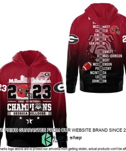 Georgia Bulldogs 2023 National Champions Dark 3D Hoodie