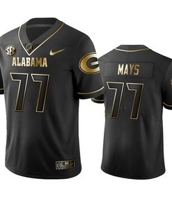 Georgia Bulldogs Cade Mays Black Golden Edition Limited Jersey