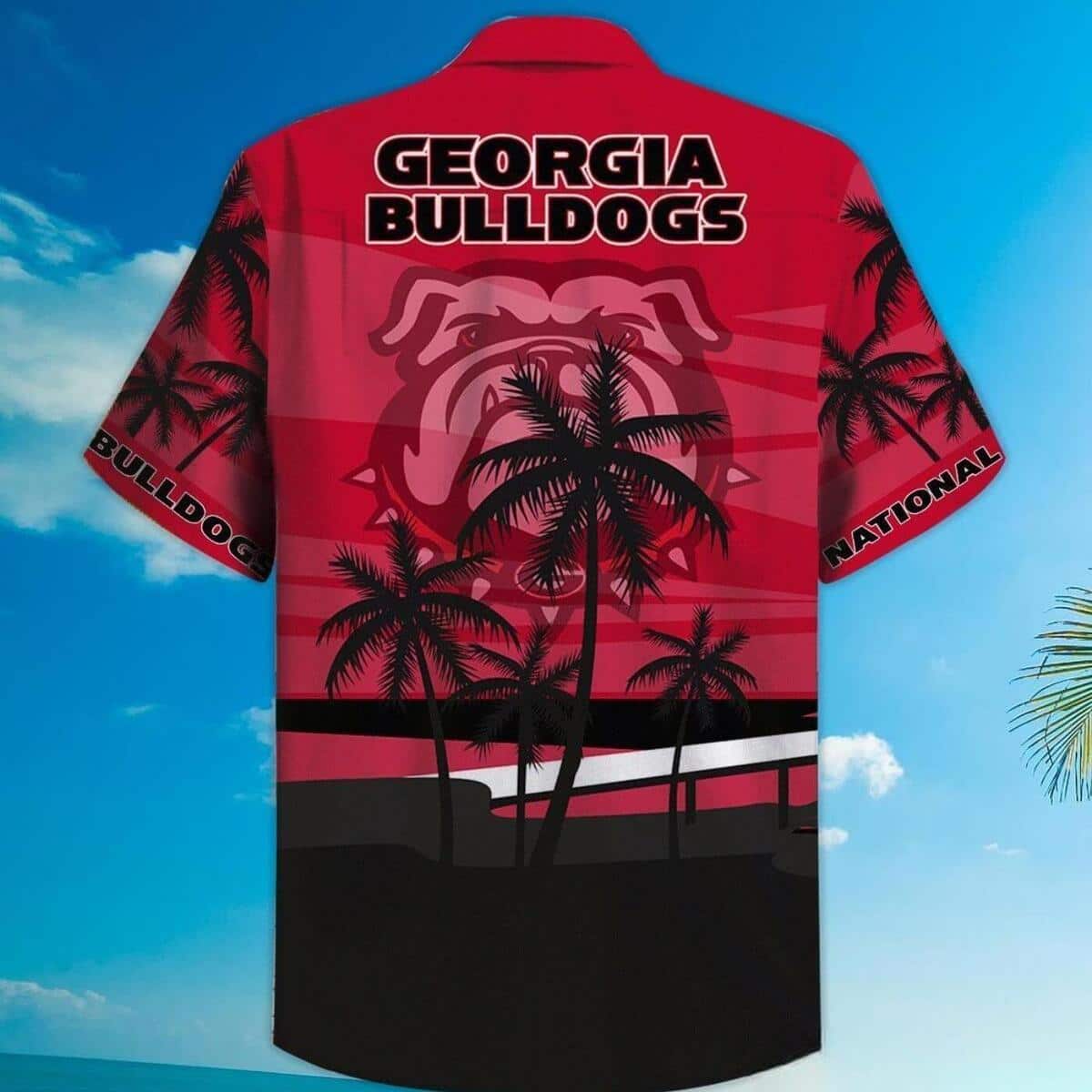 Georgia Bulldogs Champions Uga Hawaiian Shirt Valentine'S Gift for Football Lovers