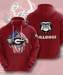 Georgia Bulldogs Custom Sport All Over Print Hoodie 3D
