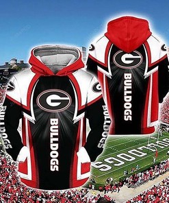 Georgia Bulldogs Football 3D All Over Print Zip Hoodie Gifts for NCAA Fans for Men for Women