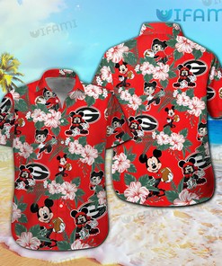 Georgia Bulldogs Hawaiian Shirt Mickey Mouse Georgia Bulldogs Gift
