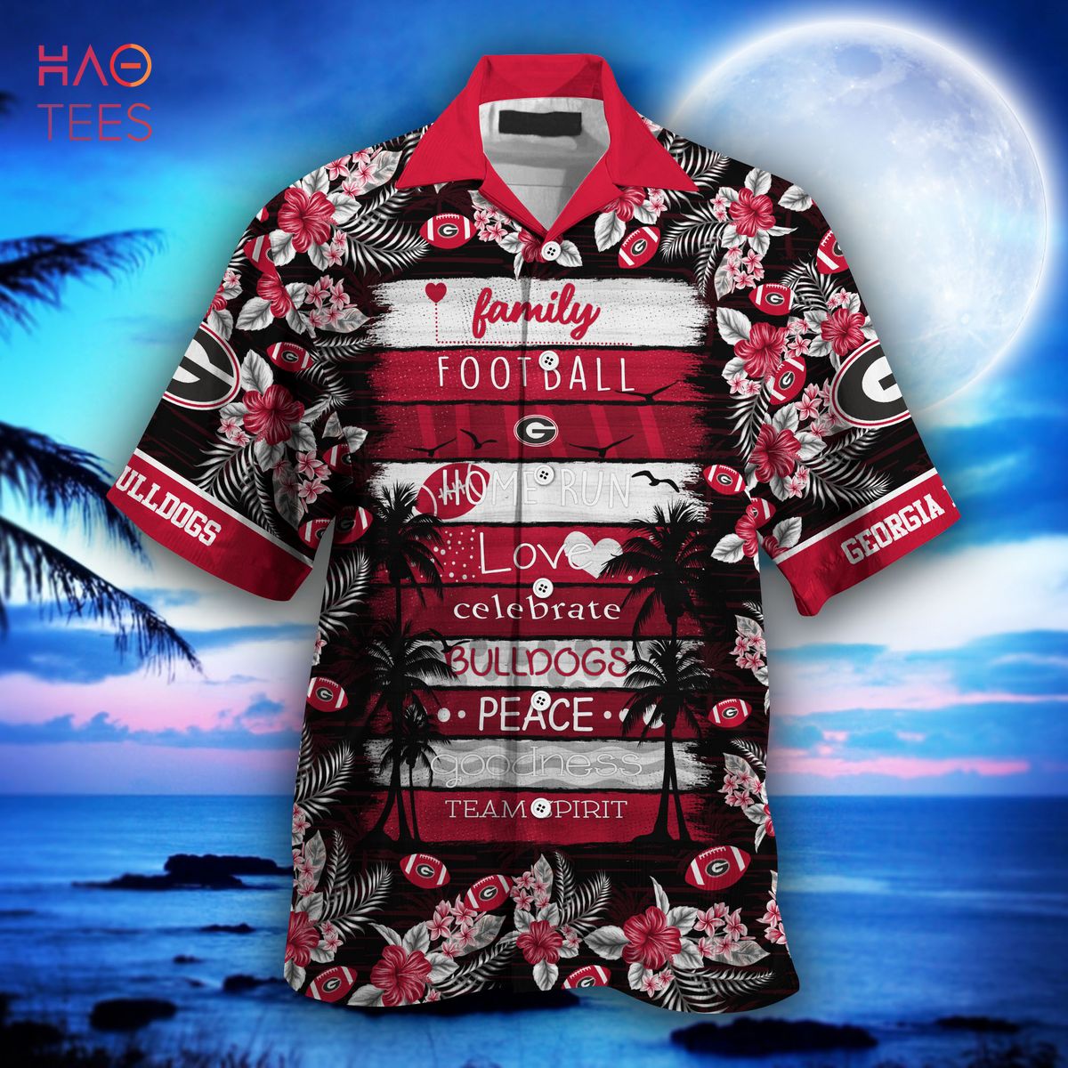 Georgia Bulldogs Hawaiian Shirt, New Gift for Summer