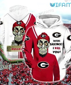 Georgia Bulldogs Hoodie 3D Achmed Skull Georgia Bulldogs Gift