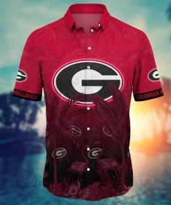 Georgia Bulldogs NCAA Flower Hawaii Shirt For Fans Ver 13