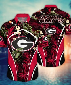 Georgia Bulldogs NCAA Flower Hawaii Shirt For Fans Ver 17