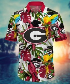 Georgia Bulldogs NCAA Flower Hawaii Shirt For Fans Ver 2