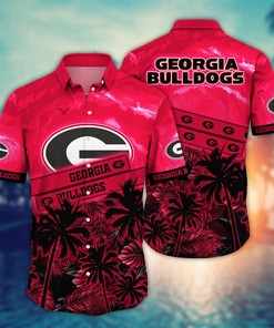 Georgia Bulldogs NCAA Flower Hawaii Shirt For Fans Ver 20
