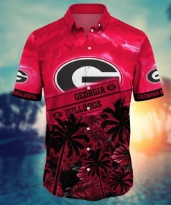 Georgia Bulldogs NCAA Flower Hawaii Shirt For Fans Ver 20