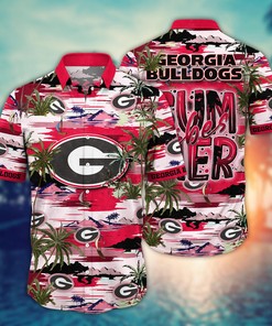 Georgia Bulldogs NCAA Flower Hawaii Shirt For Fans Ver 22