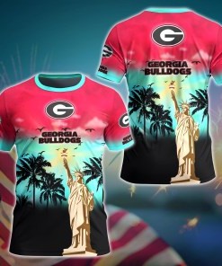 Georgia Bulldogs NCAA Flower Hawaii Shirt For Fans Ver 23