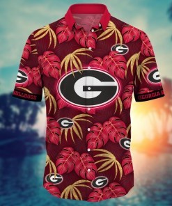 Georgia Bulldogs NCAA Flower Hawaii Shirt For Fans Ver 30