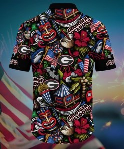 Georgia Bulldogs NCAA Flower Hawaii Shirt For Fans Ver 4