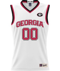 Georgia Bulldogs NIL Men Basketball Custom Jersey - White