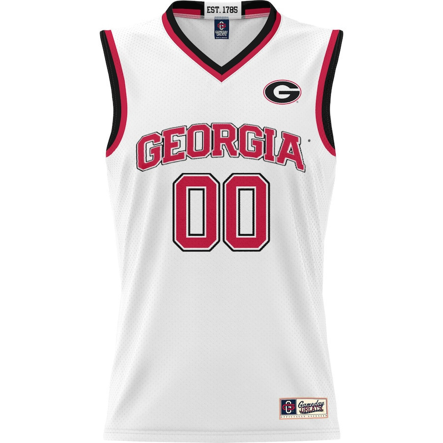 Georgia Bulldogs NIL Men Basketball Custom Jersey - White