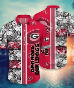 Georgia Bulldogs Uga Hawaiian Shirt Birthday Gift for Beach Lovers