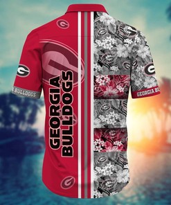 Georgia Bulldogs Uga Hawaiian Shirt Birthday Gift for Beach Lovers