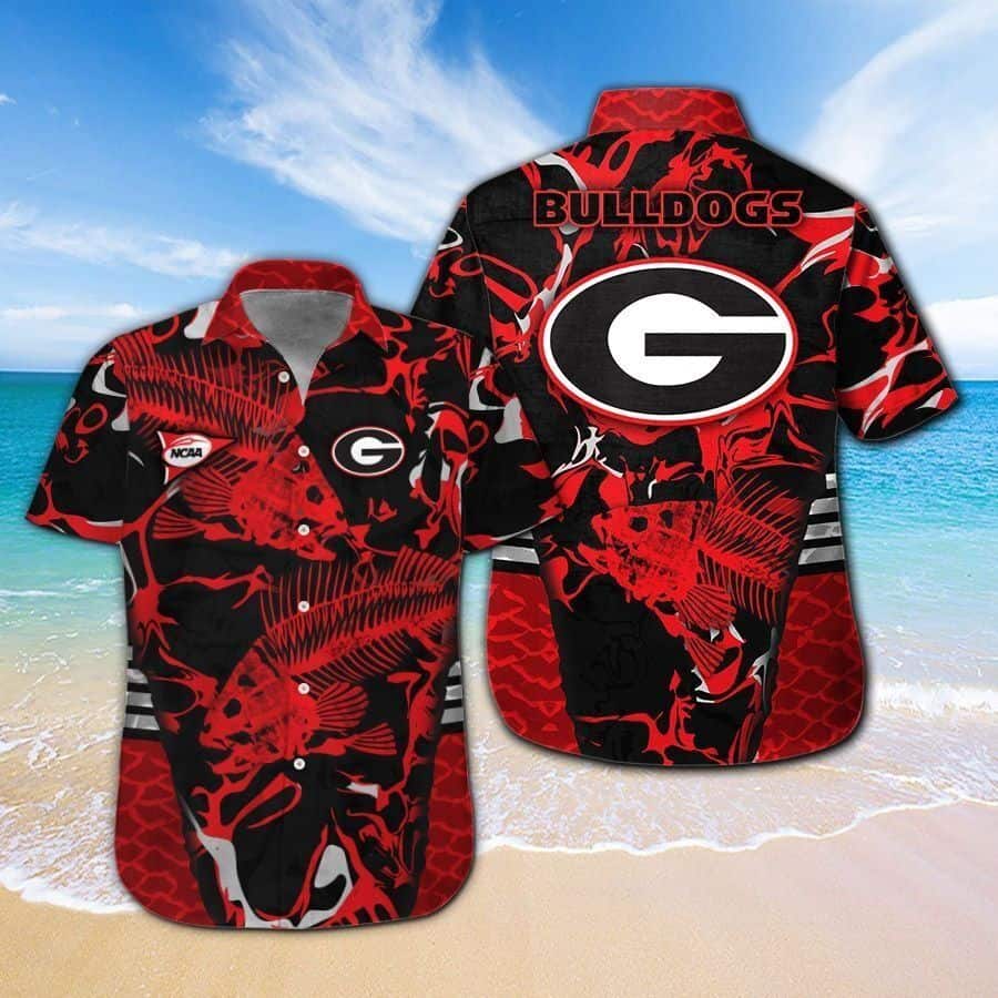 Georgia Bulldogs Uga Hawaiian Shirt Cool Gift for Beach Lovers