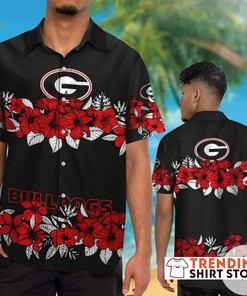Georgia Bulldogs Uga Hawaiian Shirt Gift for Football Fans