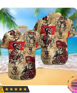 Georgia Bulldogs Uga Hawaiian Shirt Gift for Football Players