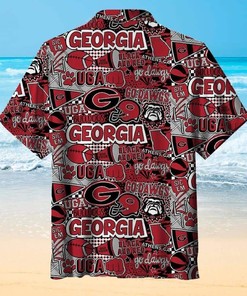 Georgia Bulldogs Uga Hawaiian Shirt Valentine'S Gift for Football Lovers