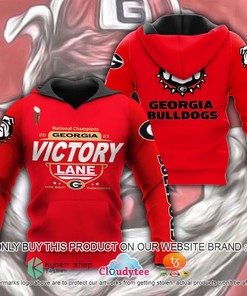 Georgia Bulldogs Victory Lane 3D Hoodie