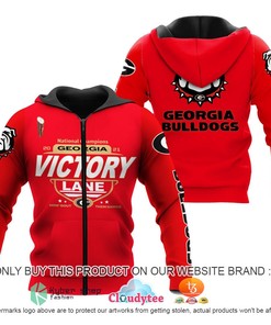 Georgia Bulldogs Victory Lane 3D Hoodie