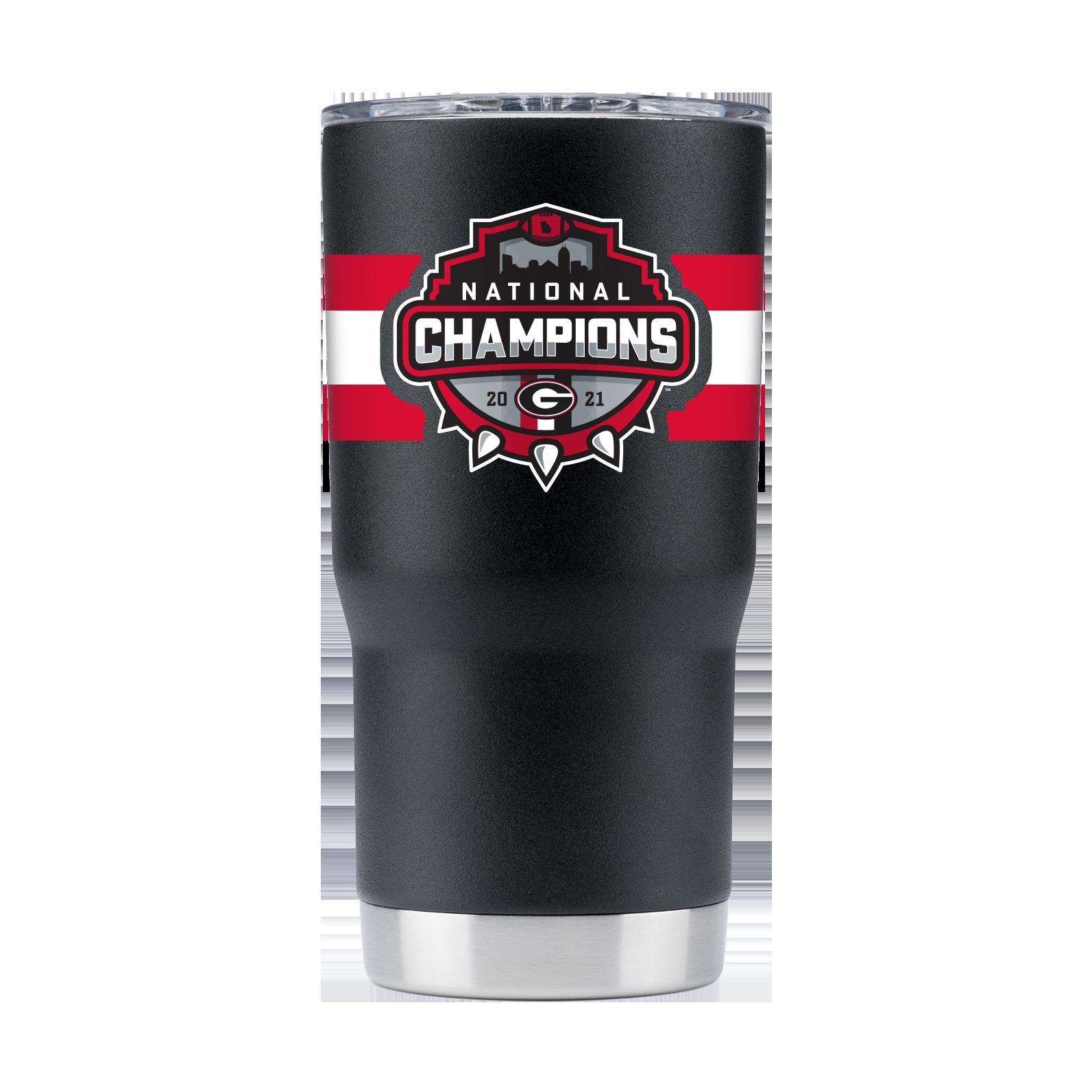 Georgia National Champs Black Tumbler