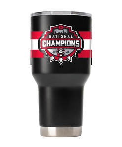 Georgia National Champs  Black Tumbler