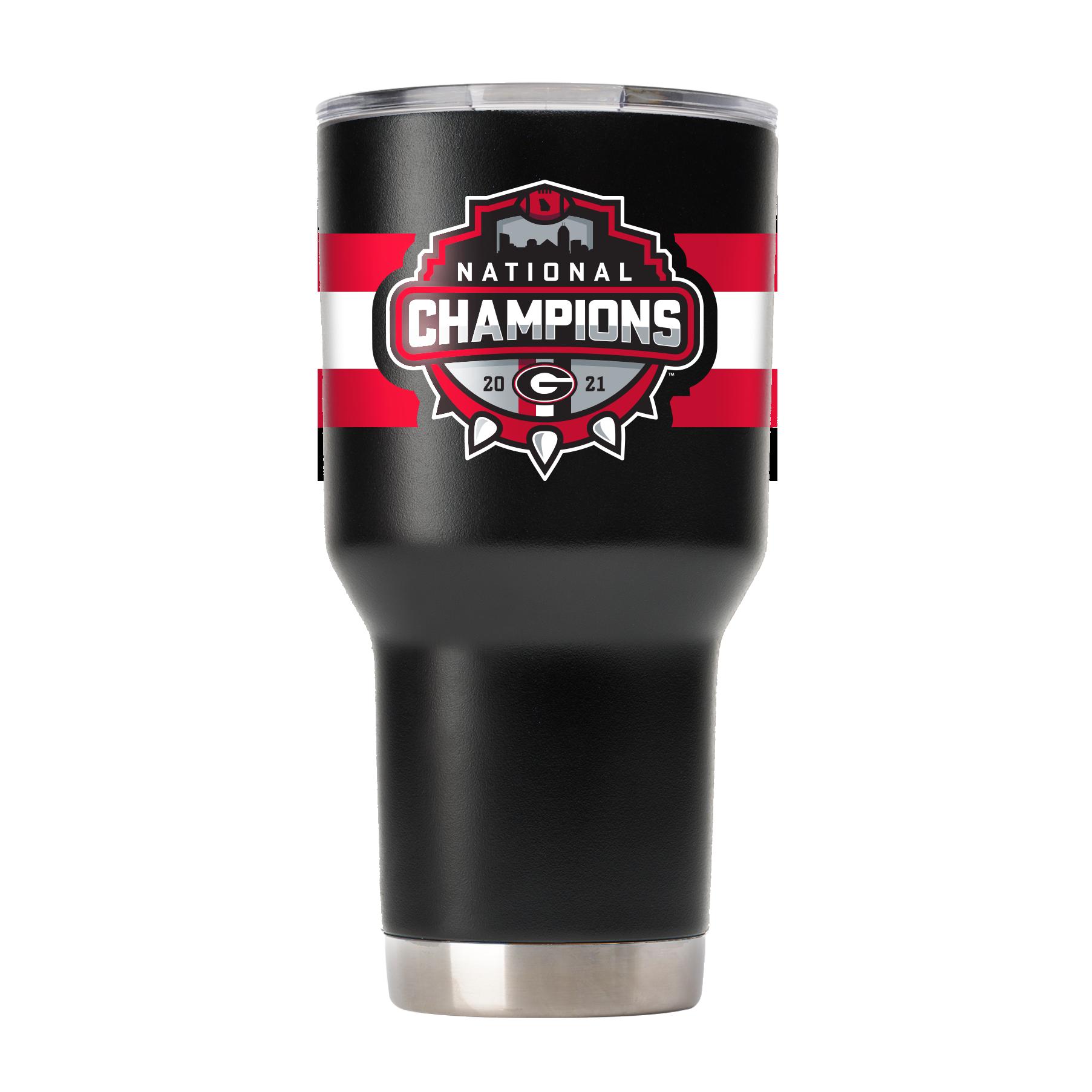 Georgia National Champs Black Tumbler