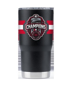 Georgia National Champs  Black Tumbler-2022