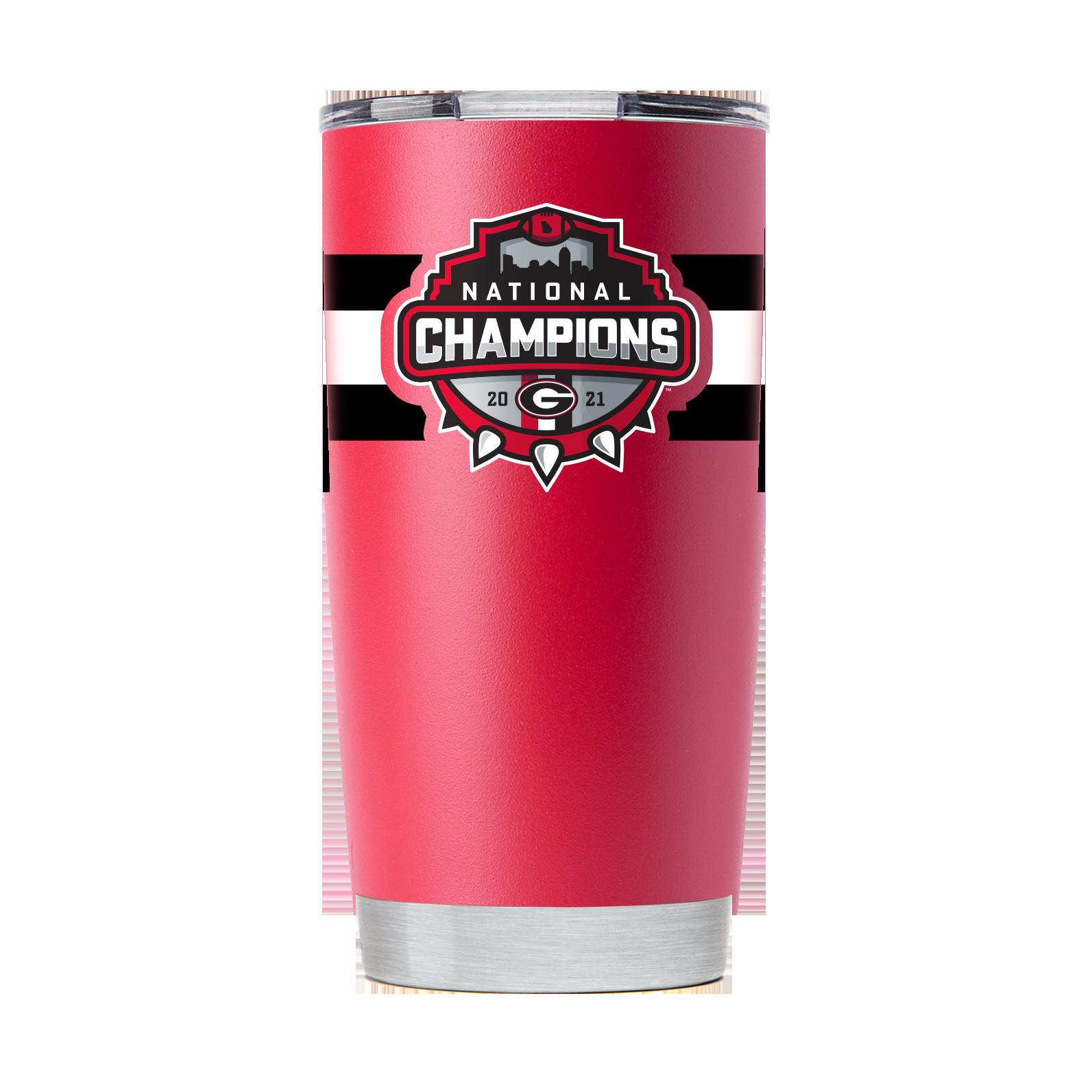 Georgia National Champs Red Tumbler