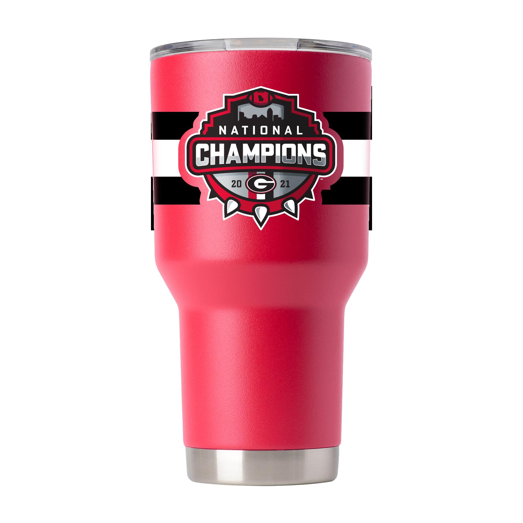 Georgia National Champs Red Tumbler
