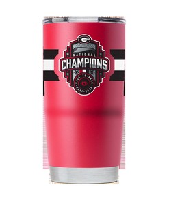 Georgia National Champs Red Tumbler-2022