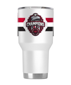 Georgia National Champs White (B2B) Tumbler-2022, Perfect Gift for Fans