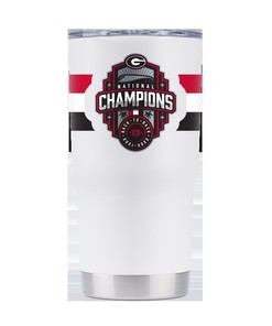 Georgia National Champs  White (B2B)Tumbler-2022