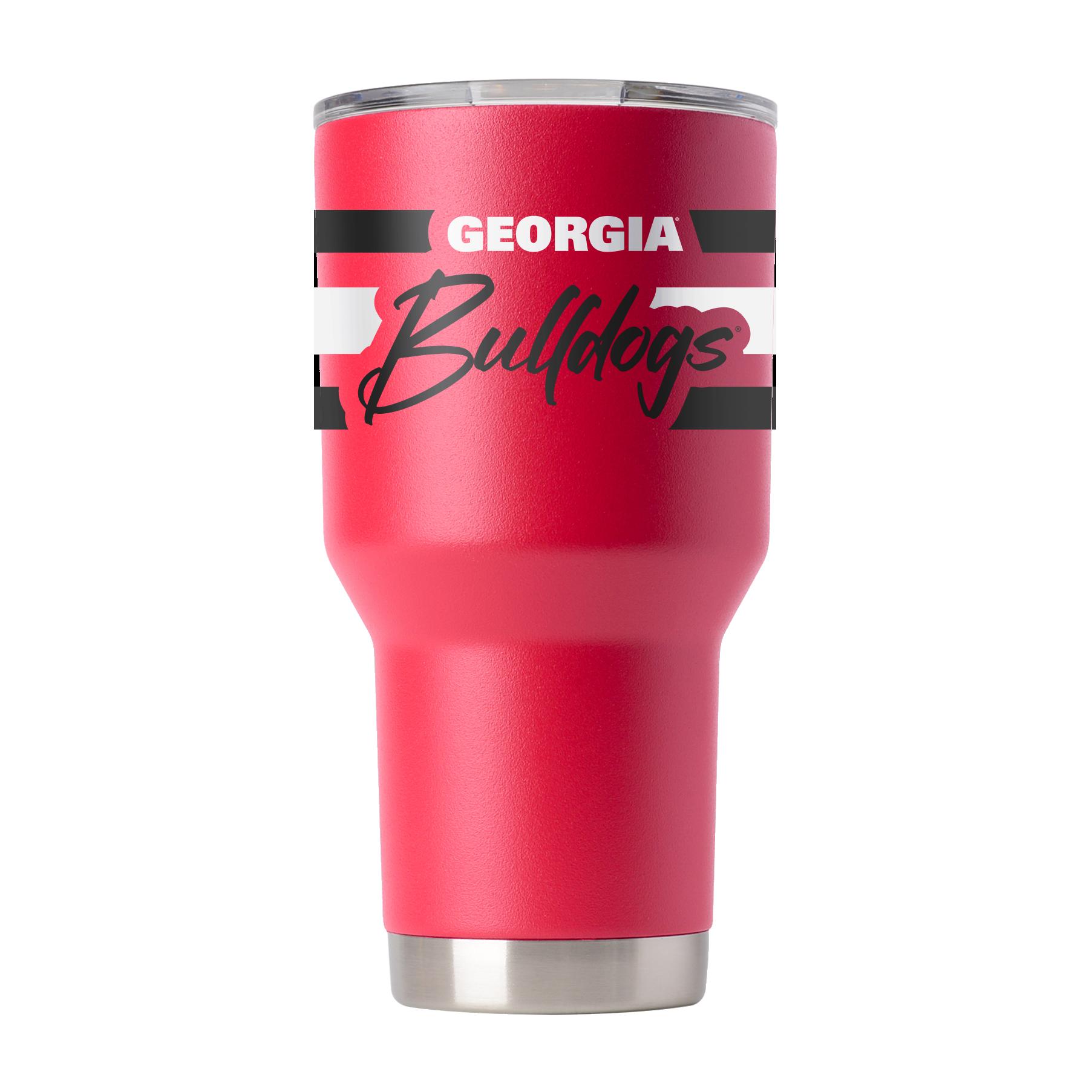 Georgia Script Red Tumbler - Georgia Script Red Tumbler, Perfect Gift for Fans
