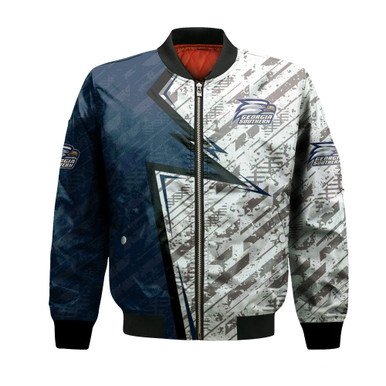 Georgia Southern Eagles Bomber Abstract Pattern Sport- NCAA