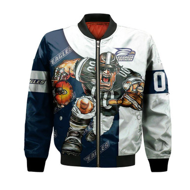 Georgia Southern Eagles Bomber Jacket Football Go On - NCAA
