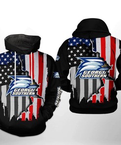 Georgia Southern Eagles NCAA US Flag 3D Printed Hoodie/Zipper Hoodie