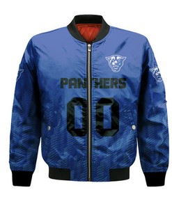 Georgia State Panthers Bomber Jacket Logo Sport Ombre  - NCAA