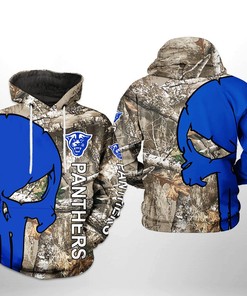 Georgia State Panthers NCAA Camo Veteran Hunting 3D Printed Hoodie/Zipper Hoodie