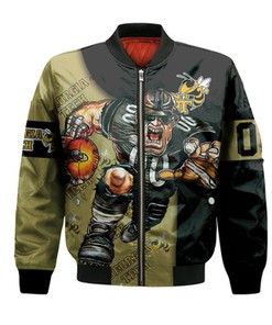Georgia Tech Yellow Jackets Bomber Jacket Football Go On - NCAA