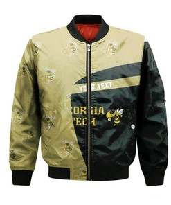 Georgia Tech Yellow Jackets Bomber Jacket Special Style - NCAA