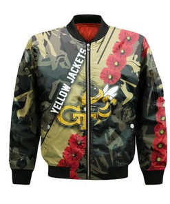 Georgia Tech Yellow Jackets Bomber Sport Style Keep Go on- NCAA