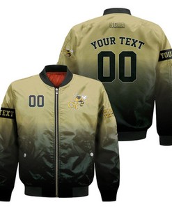 Georgia Tech Yellow Jackets Fadded Bomber Jacket - NCAA