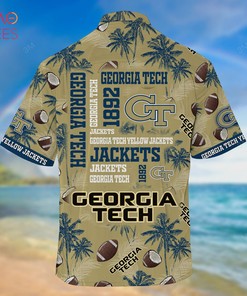 Georgia Tech Yellow Jackets Hawaiian Shirt, New Gift for Summer