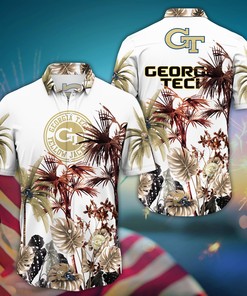 Georgia Tech Yellow Jackets NCAA Hawaii Shirt For Fans Ver 2