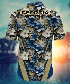 Georgia Tech Yellow Jackets NCAA Hawaiian Shirt, Aloha Shirt Ver 2