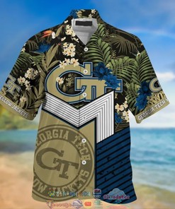 Georgia Tech Yellow Jackets NCAA Tropical Hawaiian Shirts
